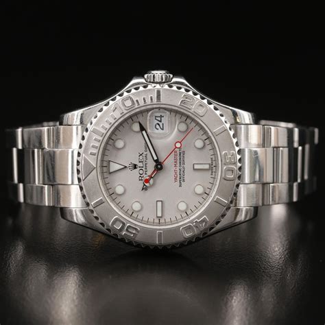 Rolex yachtmaster steel and platinum